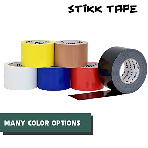 STIKK Duct Tape - Green Duck Tape - 3 inch x 25 Yards - Heavy Duty Tape for Repairs, Household Projects - for Commercial HVAC and Construction - Effective Heavy Duty Waterproof Duct Tape - color: Green