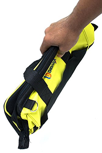 Bastex Multi Purpose Tool Bag Carrying with Adjustable Shoulder Strap. 15 inch Wide Mouth Opening with 14 Separate Pockets. Water Resistant and Perfect for the Handyman, Electricians and Plumbers