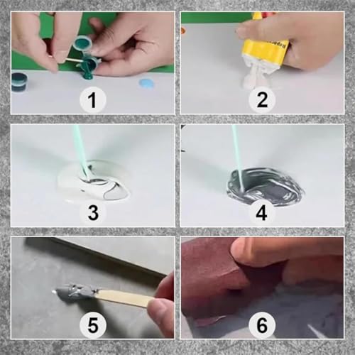 Multifunctional Tile Stone Crack Repair Kit, Porcelain Tile Repair Kit, Tile Granite and Marble Repair Kit, Tile and Ceramic Glaze Repair Paste (1Set)