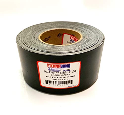 EternaBond RSB-3-50 RoofSeal Sealant Roof Repair Tape, Black (3" x 50', Black) - color: Black, size: 3" x 50'