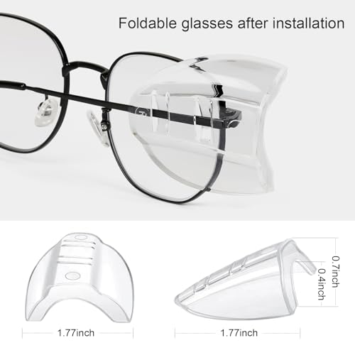 2/4/6/10 Pairs Glasses Side Shields For Eyeglasses,Side Shields For Prescription Glasses