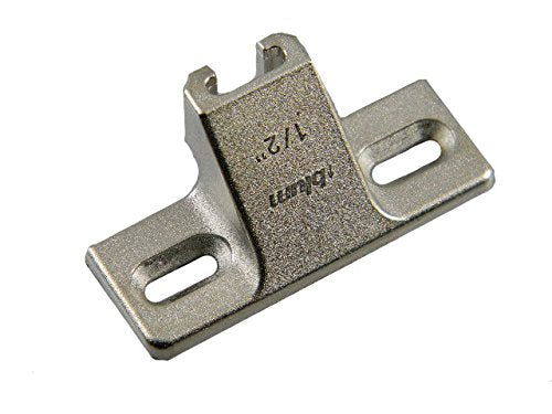 Blum 130.1100.23x1S 130.1100.23, Plate, Face Frame, 1/2" Overlay (Pack of 1 with Screws), Nickel Finish - size: Pack of 1