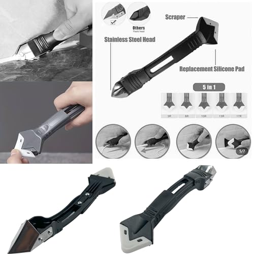 – KBX65 – Heavy Duty - 360 Swivel Barrel Caulking Gun – 26:1 Thrust – Quick Release Trigger – Dripless - 10 oz Professional Manual Caulk Gun – (9) Piece Tool Kit – Qty (1)