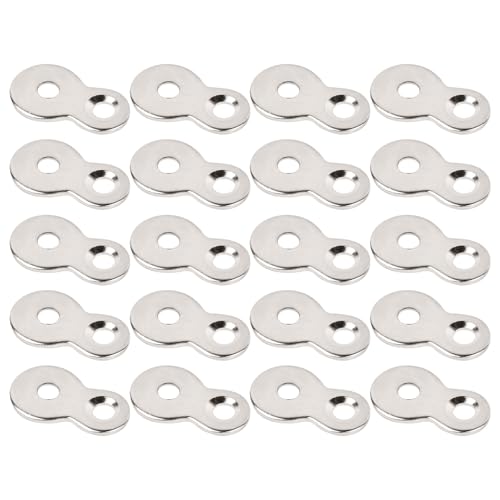 20Pcs Figure 8 Fastener,Iron Table Top Connector Desk Top Fasteners Clip,Heavy Duty Table Top Fasteners Hardware Desk Top Fastener,Easy to Install,for Wood Chair Table Top Repair