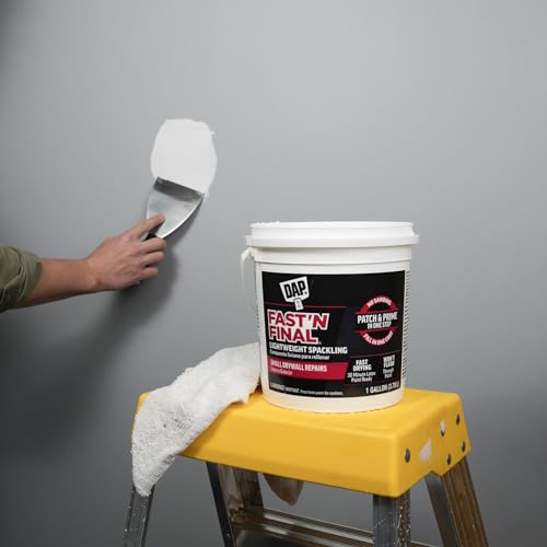 DAP Fast'N Final Lightweight Spackling, 1 gal, White - size: 1 Gallon