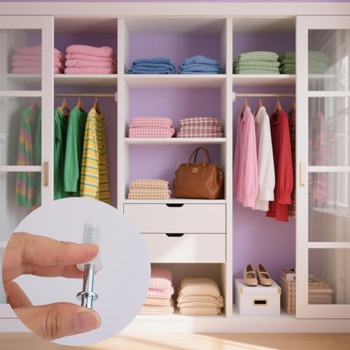 BOXOB 6 Pcs Bi-Fold Door Top Roller Guide Wheel and Top Pivot, Spring Loaded Bifold Closet Door Hardware Kit for Folding Pocket Doors Barn Doors & Sliding Cabinet Repair Replacement
