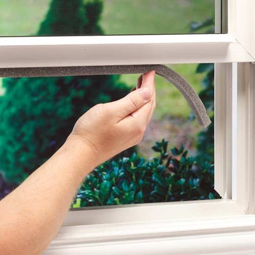 M-D Building Products 02113 1/2 in. x 3/4 in. x 17 ft. Gray Economy Foam Window Seal for Ex-Large Gaps - size: 1/2" x 3/4"