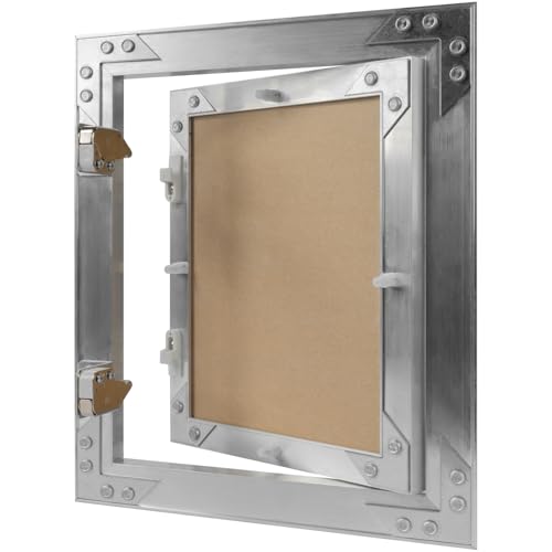 8" x 10" Waterproof Drywall Access Panel, Tileable and Paintable Ceiling and Wall Access Panel for Drywall, Wire Cover for Wall Covering Panels, Push to Open, Flush-Mount Wall Hole Cover - size: 8x10 Inch