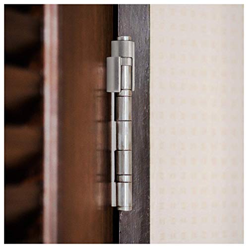 Nuk3y Door Saver 3 III Hinge Pin Stop for Residential Doors Fits All 3"" to 4-1/2"" Hinges (Satin Nickel) - color: Satin Nickel