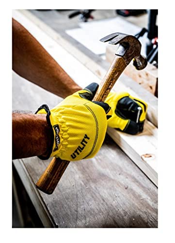 FIRM GRIP Large Utility Work Gloves (3-Pair) Multi Color