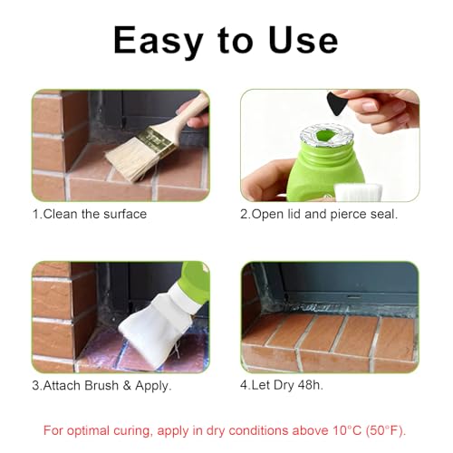 Waterproof Sealant, 12.3 oz Invisible Waterproof Agent for Roof, Walls, Terrace, Driveway, Clear Indoor/Outdoor Protective Sealant