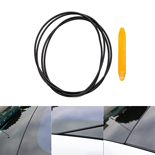 Sunroof Rubber Seal Strip Wind Noise Reduction Kit Anti-Dust Skylight Sealing Strip Lowering Silicone Seal Kit for Tesla Model 3, with Installation Tool - style: For Model 3