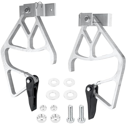 Aluminum Extension Ladder Locks for Wer-ner 28-11 Ladders, Rung Ladder Lock Kit Compatible with Wer-ner Aluminum Fiberglass 24 ft, 28 ft, 32 ft Extension Ladders Parts - size: Extension Ladder Locks for Werner