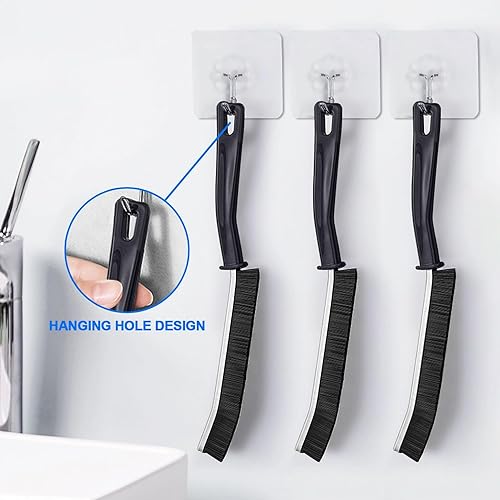 Groove Cleaning Brush Set (5-Pack) – Hard Bristle Crevice & Grout Scrub Brushes for Kitchen, Bathroom, Window Tracks & Tight Spaces Deep Cleaning