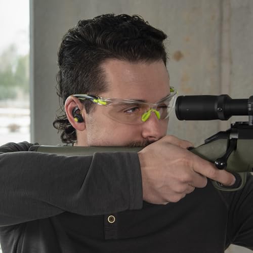ULTRX Unisex Safety Glasses - color: Lime Green