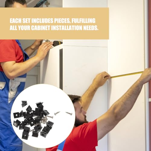 Uonlytech 100Pcs Repair Kit with Angle Wedges and Resistant Screws for Furniture Reinforcement and Easy Installation with Corner Braces