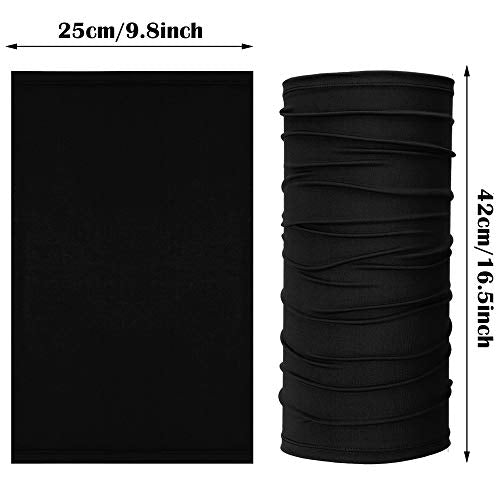 Geyoga Neck Gaiter Bandana Face Mask Summer UV Protection Cooling Breathable Face Mask Neck Scarf Balaclava for Men Women - color: Black, Gray, White