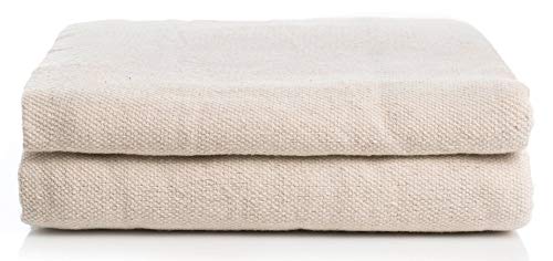 AK Trading CO. Heavy Duty Canvas Drop Cloth, Painters Drop Cloth for Furniture & Floor Protection with Sturdy Double Stitched Edges (4 ft x 15 ft) - size: 4 ft x 15 ft