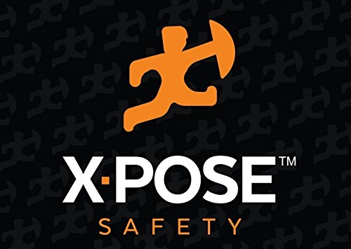 Xpose Safety Red & Blue Palm Work Gloves – Latex-Coated Knit Grip Safety Gloves for Construction, Electricians, & General Use - color: Red