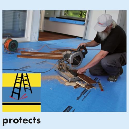 Albert Floorotex Blue All Purpose Temporary Floor Protection - 150 sqft (40" x 45') Roll - size: 150sq/ft