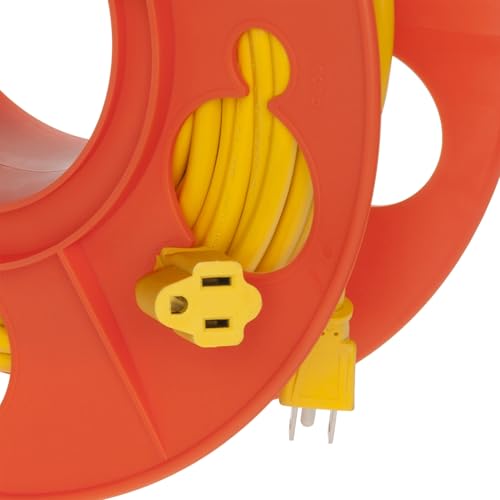 Bayco KW-130 Cord Storage Reel with Center Spin Handle, 150-Feet - size: (Pack of 1)
