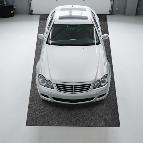 WELKIN Garage Floor Mat (20' x 7'4") – Absorbent Oil Spill Mat with Waterproof Backing – Protects Surfaces & Prevents Stains – Reusable, Washable, Durable, Cut-to-Fit - size: 20' x 7'4"