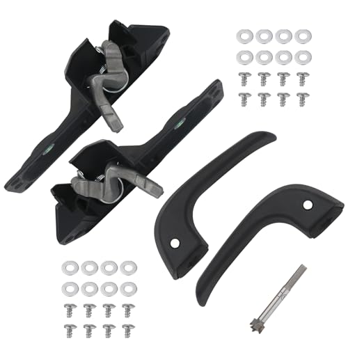 APPERFiT Interior Door Handle Repair Kit (Pair) Compatible with 2007-2014 Chevy Silverado GMC Sierra 1500/2500 HD / 3500 HD Replaces 20833606 20871488 20833602 20871483 - size: Pair