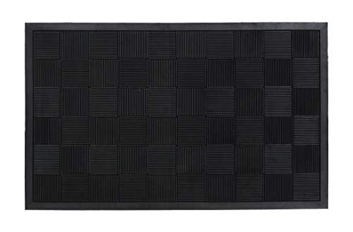 Guardian Floor Protection PARQUET3X5 Parquet Wiper Scraper Outdoor Floor Mat, Rubber, 3' x 5', Black, 3' Length, 5' Width - size: 3' x 5' (Rectangular)