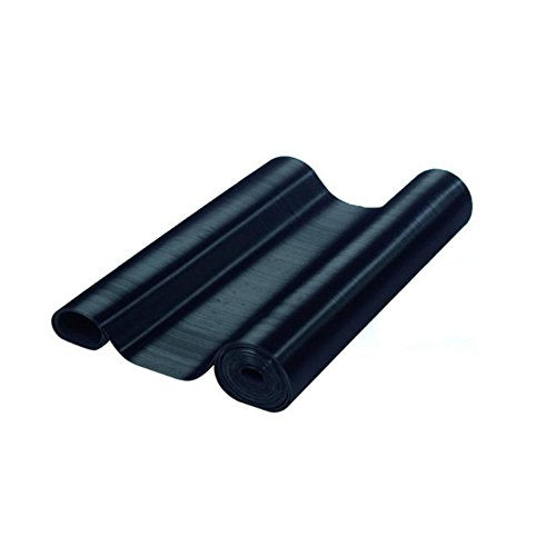Defender 0.7m x 10m Fine-Grooved Mat - Black