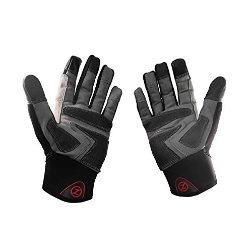 Zero Friction Men's Universal-Fit Dura Palm Work Gloves, black (WG100000) - color: Black