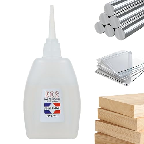 Strongest Glue for Metal to Plastic, Super Glue Strong Quick-Drying 502 Heat-Resistant Waterproof Multi-Purpose for Wood Plastic Metal, Wood