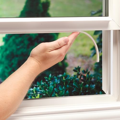 M-D Building Products 02618 1/8 in. x 3/8 in. x 17 ft. White Premium Rubber Window Seal for Ex-Small Gaps - color: White, size: 1/8 in. x 3/8 in.