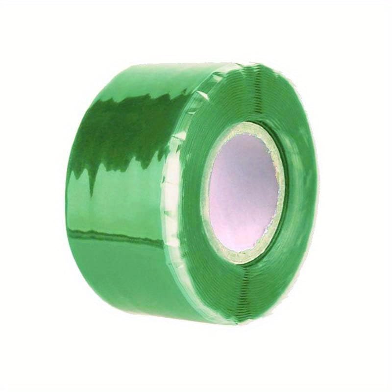 Heavy Duty Waterproof Silicone Tape, Self-Fusing Leak Seal Repair Tape, Instant Leak Stop for Pipes Ducts Automotive Plumbing, Extreme Temperature Resistance No Tools Needed - color: Green