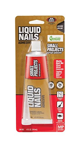 Liquid Nails LN-700 4-Ounce Small Projects and Repairs Adhesive, (Pack of 2) - size: 4 Ounce (Pack of 2)
