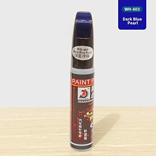 Fill Paint Pen Car Scratch Repair Black Touch Up Paint Special-purpose Paint Touch-up Pen Multi-color Optional for Various Cars (dark blue pearl) - color: dark blue pearl