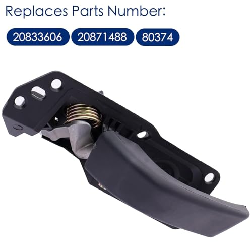Interior Door Handle Kit Front Left Drivers Side for 2007-2014 Chevy Silverado 1500 2500 3500 Tahoe Suburban Avalanche GMC Sierra Yukon Yukon XL Escalade,Replace OE# 20833606 80374 20871488 - color: Front Left Drive Side