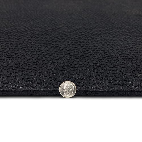 Mohawk Home Heavy Duty Rubber Stall Mat - Gym Floor- Under Dog Crate - All Purpose Utility 3' x 4' - 1/2" Thick - size: 3' X 4'