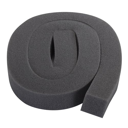 M-D Building Products 02006 1-1/4 in x 42 in Gray Foam Window Seal Strip – Air Conditioner Window Seal, Weather Stripping Foam Insulation for Window AC Units, Adhesive Foam Strip - size: 1-1/4 in.