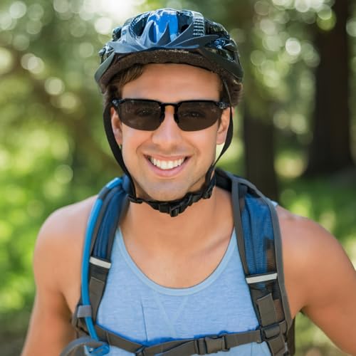 Birdz Skyline Auto-Darkening Safety Glasses Photochromic Transitional Sunglasses Black w/Anti-Fog and UV Protection ANSI Z87.1+