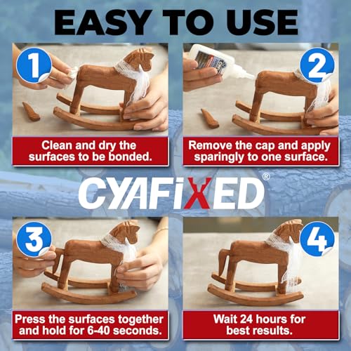 Wood Super Glue 120 Gram 4oz, Clear Instant Medium Cyanoacrylate Adhesive Liquid for Woodworking Wooden Crafts Furniture Repairs, All Purpose Strong CA Glue for Metal Glass Plastic Ceramic Leather - size: 4 oz