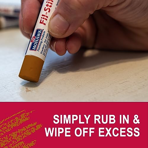 Mohawk Fil-Stik, Wax Putty Stick for Wood Repair, Statesman Oak, M230-1522, 1 Count