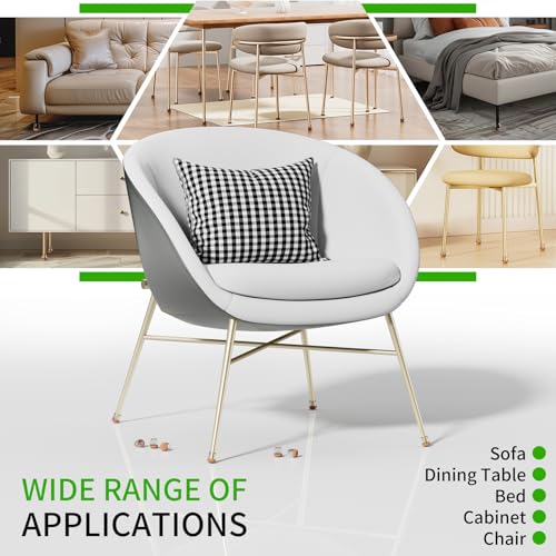8 Pcs Extra Small Chair Leg Floor Protectors with Felt Pad - Furniture Pads for Hardwood Floors - Round Silicone Stool Cover Caps - Anti-Scratch and Reduce Noise(Clear, Fit: 0.35"~0.55") - size: XS-8PCS-(Fit:0.35-0.55 inch)-Clear
