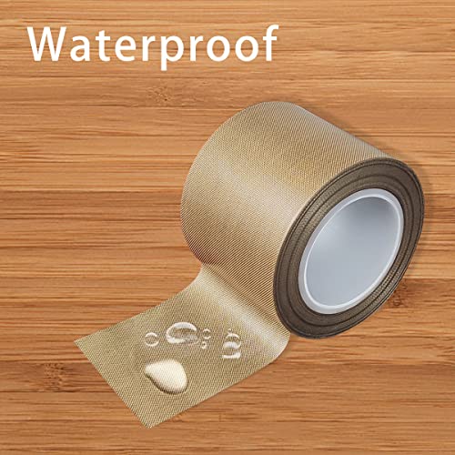 PTFE Telfon Tape high Temperature Tape Welding Sealing Tape for Vacuum Sealer Machine(Brown, 50mm x 11yards(33feet) x 0.18mm)