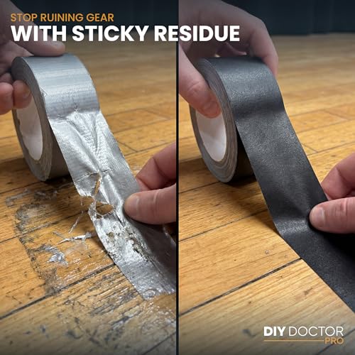 DIY Doctor Pro Professional Gaffer Tape 2inch (48mm) - Matte Cloth Adhesive for Multi-Purpose Use - 72 Rolls - size: 72 Pack