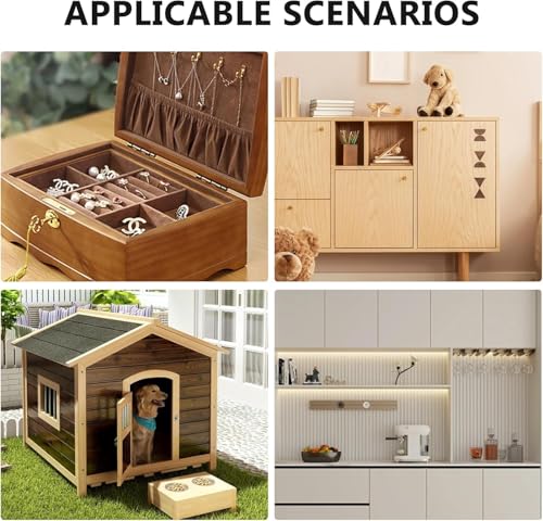 Mini Solid Brass Hinges Cabinet Drawer Butt Hinges for Jewelry Chest Wood Box,1/1.5/2.5Inch,Butt Hinges,8PCS (2.5Inch) - size: 2.5Inch