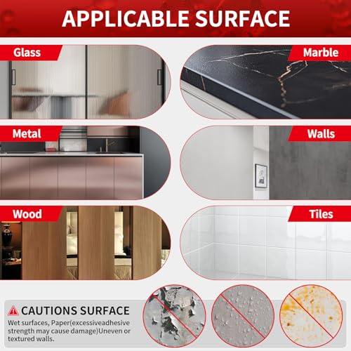 Double Sided Tape Heavy Duty – 2 Rolls Adhesive Tape, 19.68ft Strong Double Sided Mounting Tape, Waterproof Mounting Foam Tape, Two Sided Tape for Car, Home, Wall Hooks, LED Strips, DIY Projects - color: black