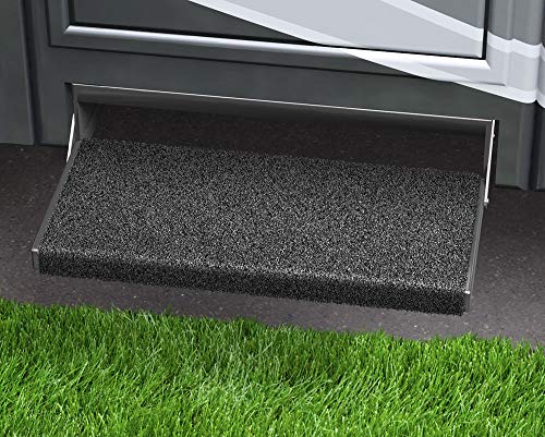 Prest-O-Fit 2-0222 Trailhead Universal RV Step Rug 22 in. Wide - Harbor Gray - color: Harbor Gray