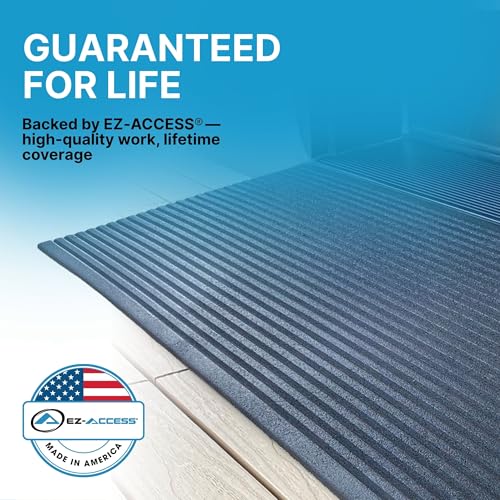 EZ-ACCESS Transitions Angled Entry MAT, Grey, 1.25-in - color: Grey, size: 1.25 Inches