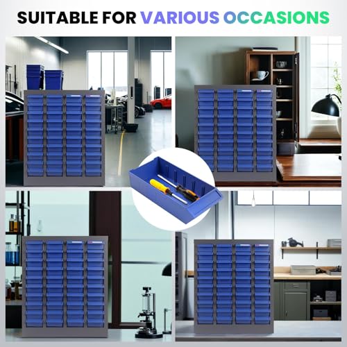 40 Drawers Industrial Nut and Bolt Organizer, Parts Cabinet with 200 Dividers & 80 Label Slots, ABS Drawers Multi-Use Bolt Bins Hardware Organizer System for Workshop, Warehouse and Office - style: 40 Drawers