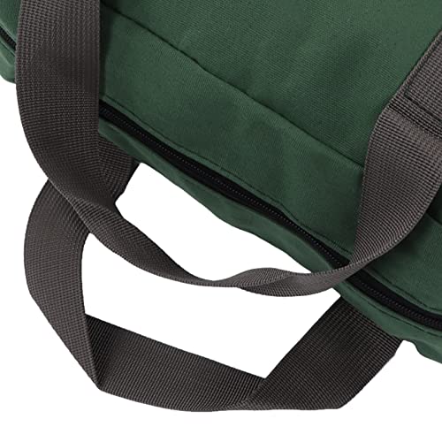 Tool Bag, Wide Mouth Design, Hand Tool Bag, Large Capacity, Waterproof, Heavy Duty, Portable Tool Tote for Vehicle Maintenance, Carpentry, Technicians (12 inch)